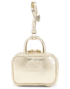 Nappa Laminata Contenitori Сумка Charm, Pirite Miu miu