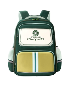 Полиэстеровый с полиуретаном школьный рюкзак для детей фиолетовый с Человеком-пауком и Лотсо, Spider-Man Disney