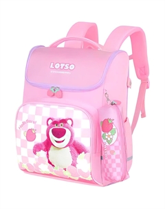 Студенческий рюкзак из полиэстера обычный детский розовый, Lotso Disney