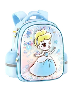 Детский рюкзак для школьников Принцесса, Cinderella Blue Disney