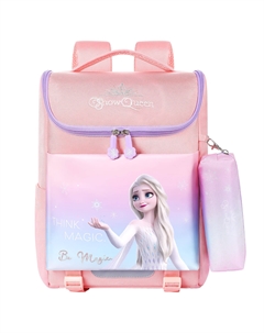 Детский рюкзак с жесткой спинкой большой розово-фиолетовый, Icy Snow Princess Pink Disney