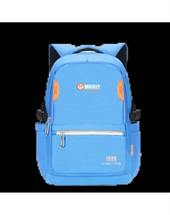 Микки Серия Полиэстер Начальная школа Рюкзак Ученический Рюкзак Стандартный Детский Черный Синий Темно-синий, Blue Disney