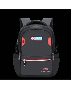 Микки Серия Полиэстер Начальная школа Рюкзак Ученический Рюкзак Стандартный Детский Черный Синий Темно-синий, Black Disney