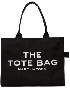 Черная сумка-тоут 'The Large Tote Bag' Marc jacobs