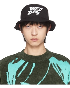 Черная базовая панама с логотипом We11done