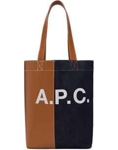 Сумка-тоут Axel N/S Tan & Navy, Caramel A.p.c.