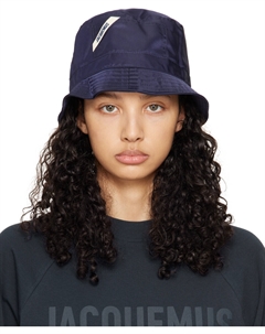 Темно-синяя панама Le bob Ovalie Jacquemus