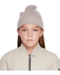 Детская вязаная шапка Off-White в рубчик Rick owens