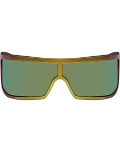 Оранжевые и зеленые солнцезащитные очки с костями Retrosuperfuture