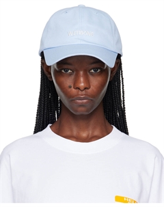 Синяя базовая кепка We11done