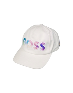 Бейсболка мужская белая, White Hugo boss