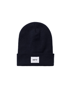 Акриловая вязаная шапка унисекс оранжевая, темно-синяя, черная, зеленая, Dark Blue Undefeated