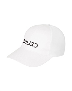 Классическая бейсболка с логотипом, White Celine