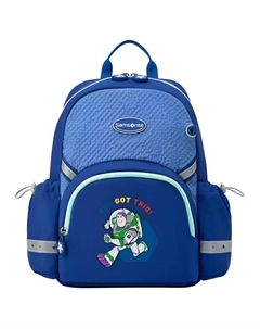 Детский синий рюкзак из ткани с аппликацией Samsonite