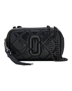 Кожаная сумка через плечо, черная Marc jacobs