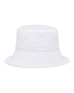 Белая женская ведро-шляпа, White Prada
