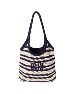 Хлопковая сумка-шоппер Miu miu