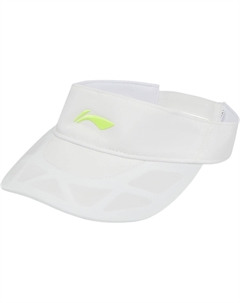 Полиамидная полиэстеровая солнцезащитная шапка для младших школьников белая, White Li-ning