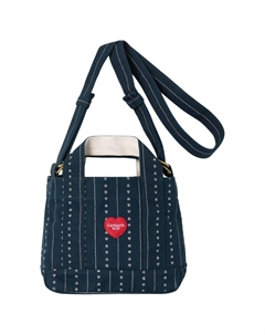 Хлопковая сумка через плечо малая унисекс синяя, Blue Carhartt wip