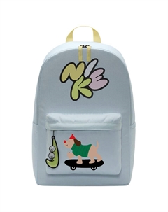 Тканевый рюкзак женский ледниково-голубой и нежно-желтый и светло-лимонный, Skateboard Puppy Nike