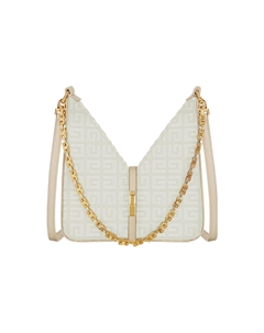 Вырезной акриловый кроссбоди мини-сумка через плечо женская экрю Givenchy