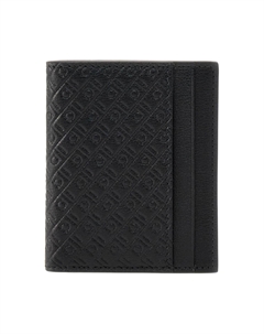 Кожаный картхолдер мужской черный Ferragamo