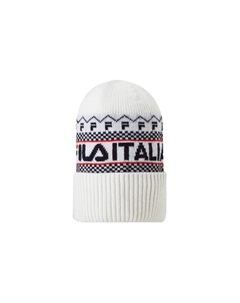 Детская белая шапка из акрила полиамида овечьей шерсти полиэстера, White Fila
