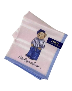 Шелковый шарф унисекс розовый, Pink Polo ralph lauren