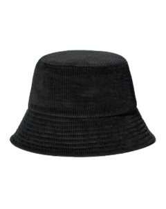 Хлопковая шляпа-ведро женская черная, Black Uniqlo