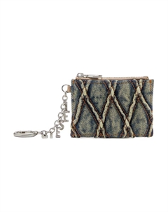 Стеганый джинсовый картхолдер Diesel