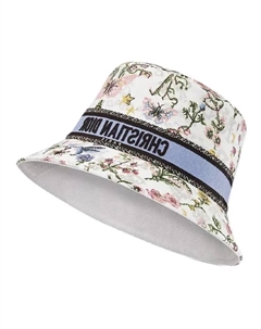 Бобби маленькая шляпа с узкими полями, White Dior