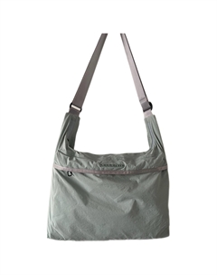 Сумка через плечо на молнии унисекс небесно-голубого цвета, Sky Blue Descente