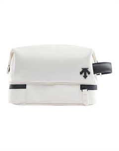 Текстурированная клатч для мужчин белая, White Descente