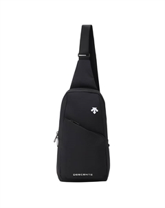 Нейлоновая слинг-сумка унисекс черная, Black Descente