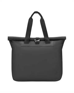 Сумка-шоппер без вместимости с металлической фурнитурой черная мужская, Black Descente