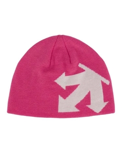 Вязаная шапка унисекс разноцветная, Pink Descente