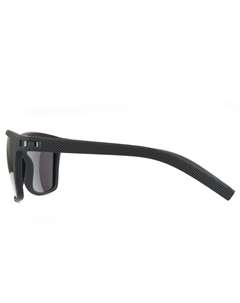 Квадратные солнцезащитные очки унисекс, Black Gray Frame with Gray Lens B02 Cyxus