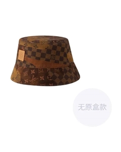 Хлопковая панама унисекс коричневого цвета, Brown Louis vuitton
