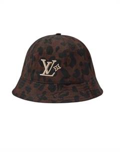 Хлопковая шляпа-ведро мужская панцирь черепахи яшма, Tortoiseshell/Jasper Louis vuitton