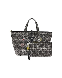 Сумка через плечо, черный деним Mymo