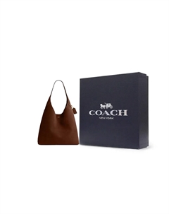 Барсетка из замши Coach