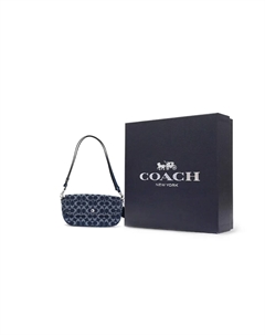 Барсетка из ткани с клапаном Coach