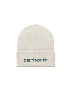 Унисекс белая шапка бини, White Carhartt wip