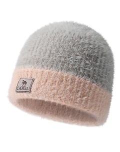 Унисекс шапка бини, Gray/Pink Camel