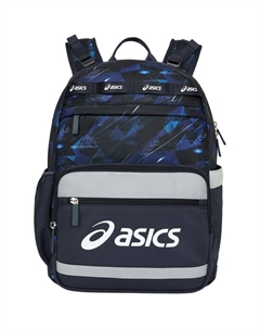 Спортивный рюкзак для школьника из нейлона и композитного трикотажа фиолетово-синий, Navy Blue Asics