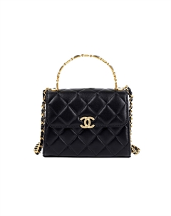 Сумка Kelly из овчины Сумка через плечо Кроссбод Женская сумка среднего размера черная Chanel