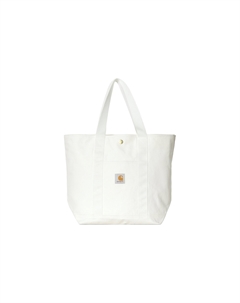 Хлопковая сумка унисекс белая, White Carhartt wip