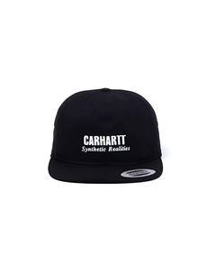 Хлопковая бейсболка унисекс черно-фиолетовая, Black Carhartt wip