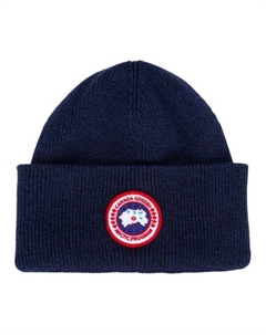 Детская вязаная шапка с логотипом, Dark Blue Canada goose