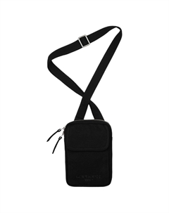 Хлопковая поясная сумка унисекс черная, Black Carhartt wip